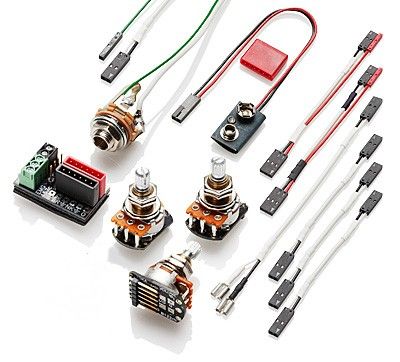 Solderless wiring kit EMG 3 pickups w/ push pull pot 